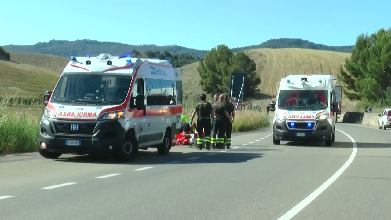 Incidente sulla SP 3 Matera-Montescaglioso: due morti e una ferita in uno scontro frontale