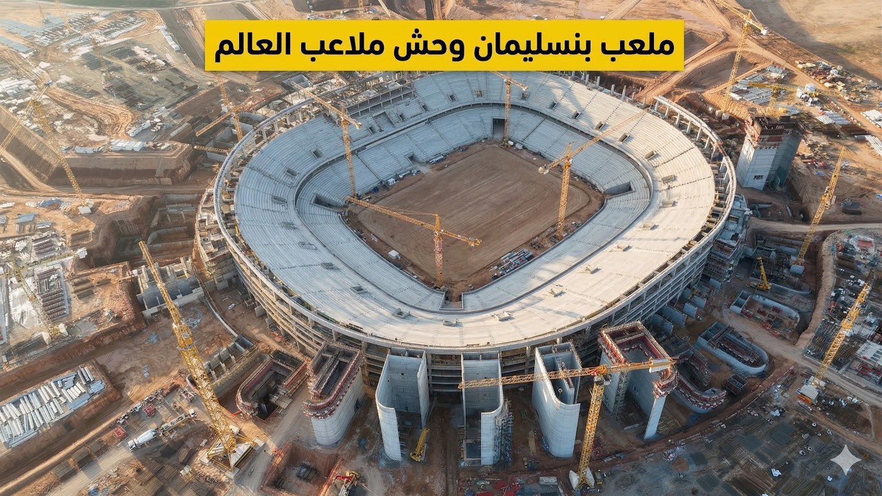 تقدّم كبير في أشغال ملعب الحسن الثاني ببنسليمان