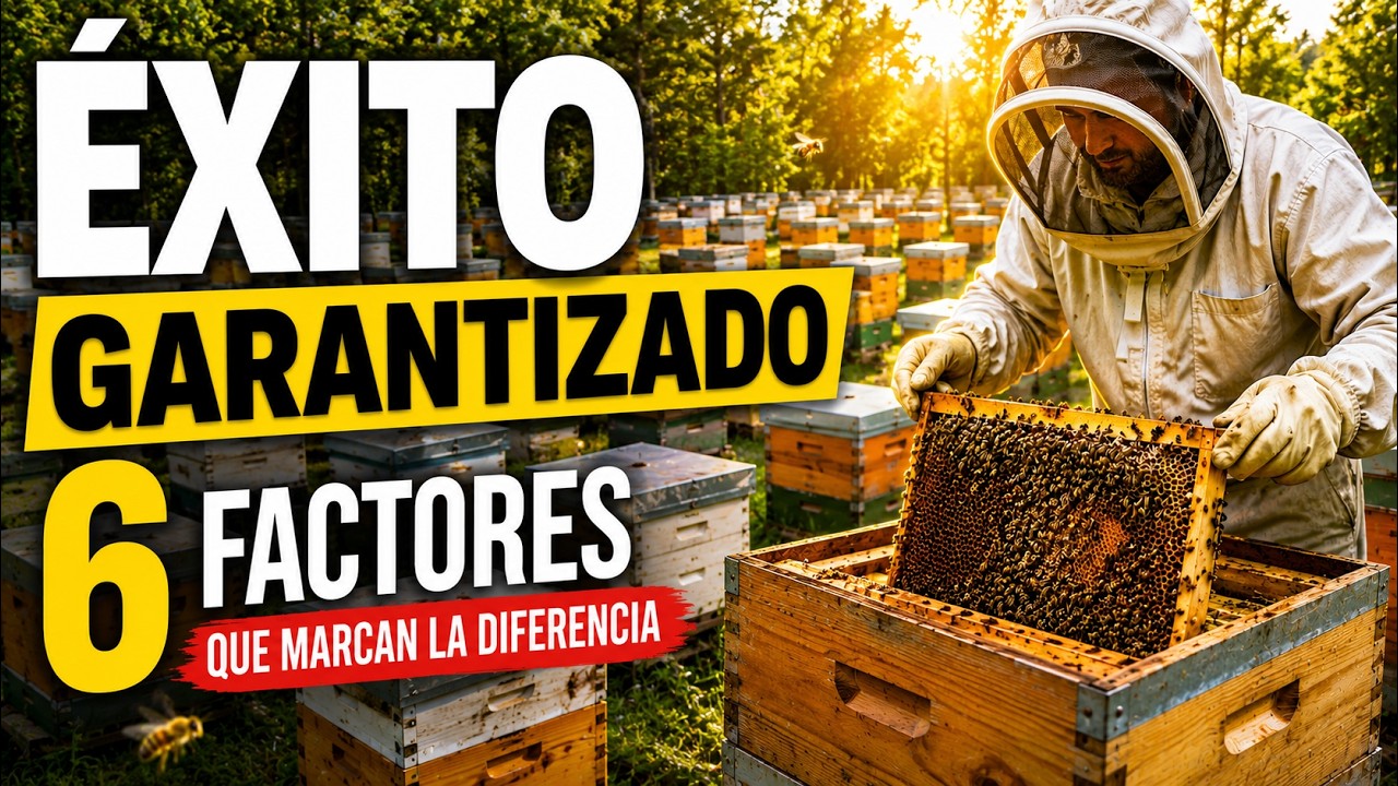 Los 6 FACTORES que GARANTIZARÁN tu ÉXITO en la APICULTURA