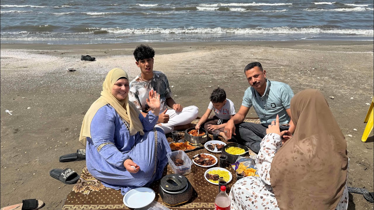 طلعنا رحله فجأه علي  البحر  وقضينا يوم كامل بسيط فديو علي الطبيعه