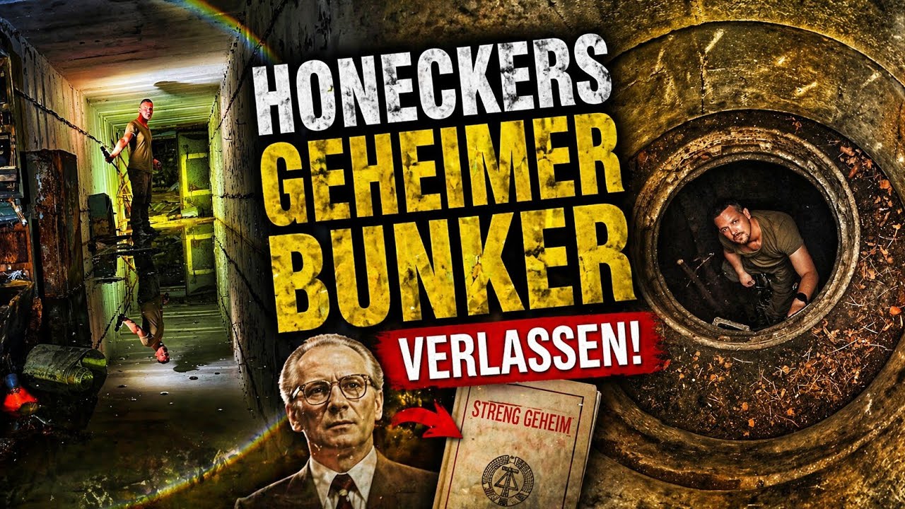 Wir Klettern in Geheimen Familien Bunker von Erich Honecker | Lost Places DDR