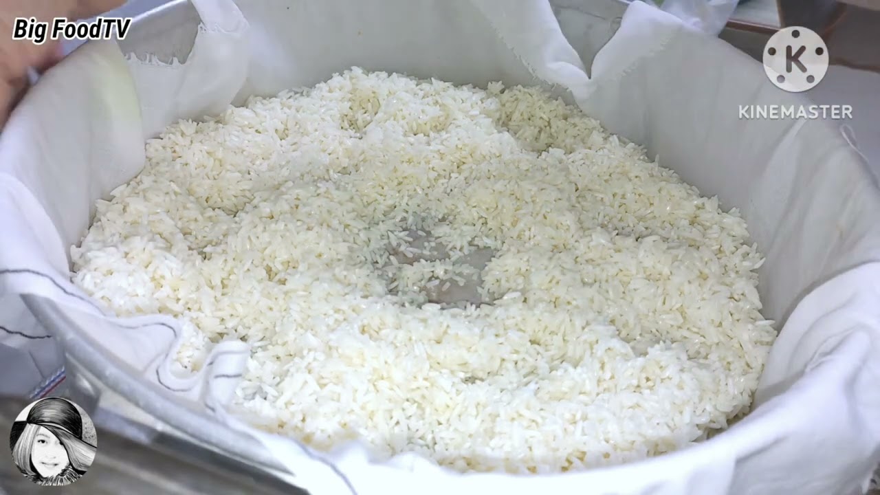วิธีนึ่งข้าวเหนียวด้วยหม้อนึ่ง(ซึ้ง) How to steam sticky rice in a steamer ep.272