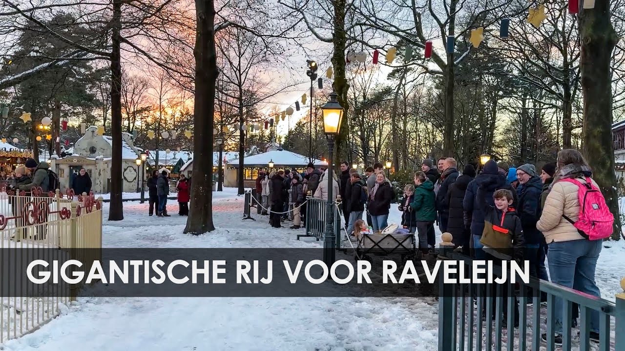 Enorme wachtrij voor allerlaatste Raveleijn-show in de Efteling