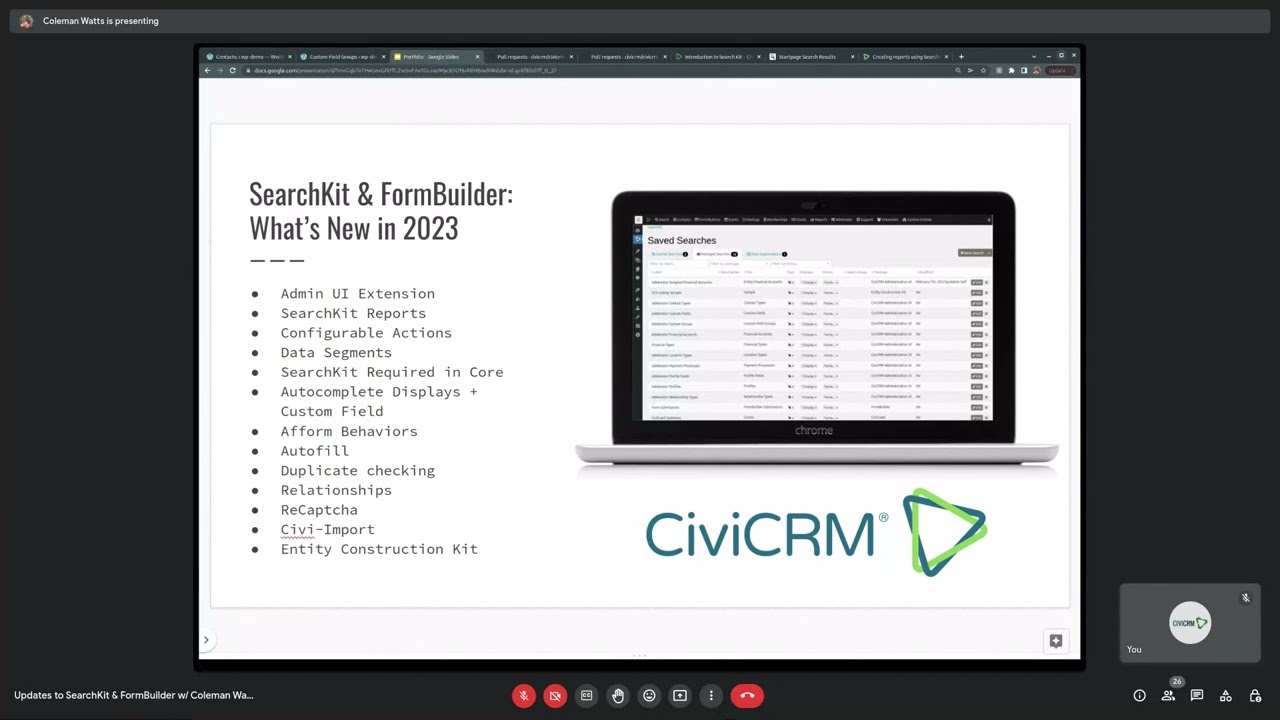March 2023 - SearchKit & FormBuilder update with Coleman Watts