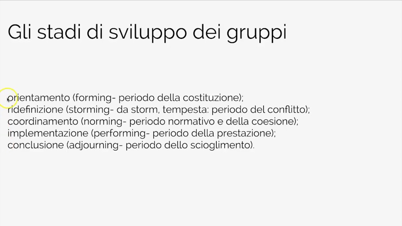 COMPORTAMENTO ORGANIZZATIVO Lez.4 parte 2