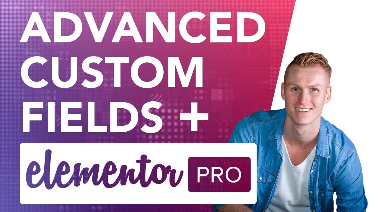 Расширенные пользовательские поля и Elementor Pro