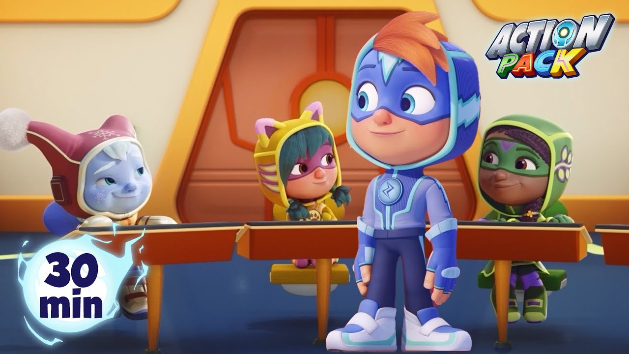 New Classmate Drama: Watts vs. Cold Snap! | Action Pack | Kids Tv Shows