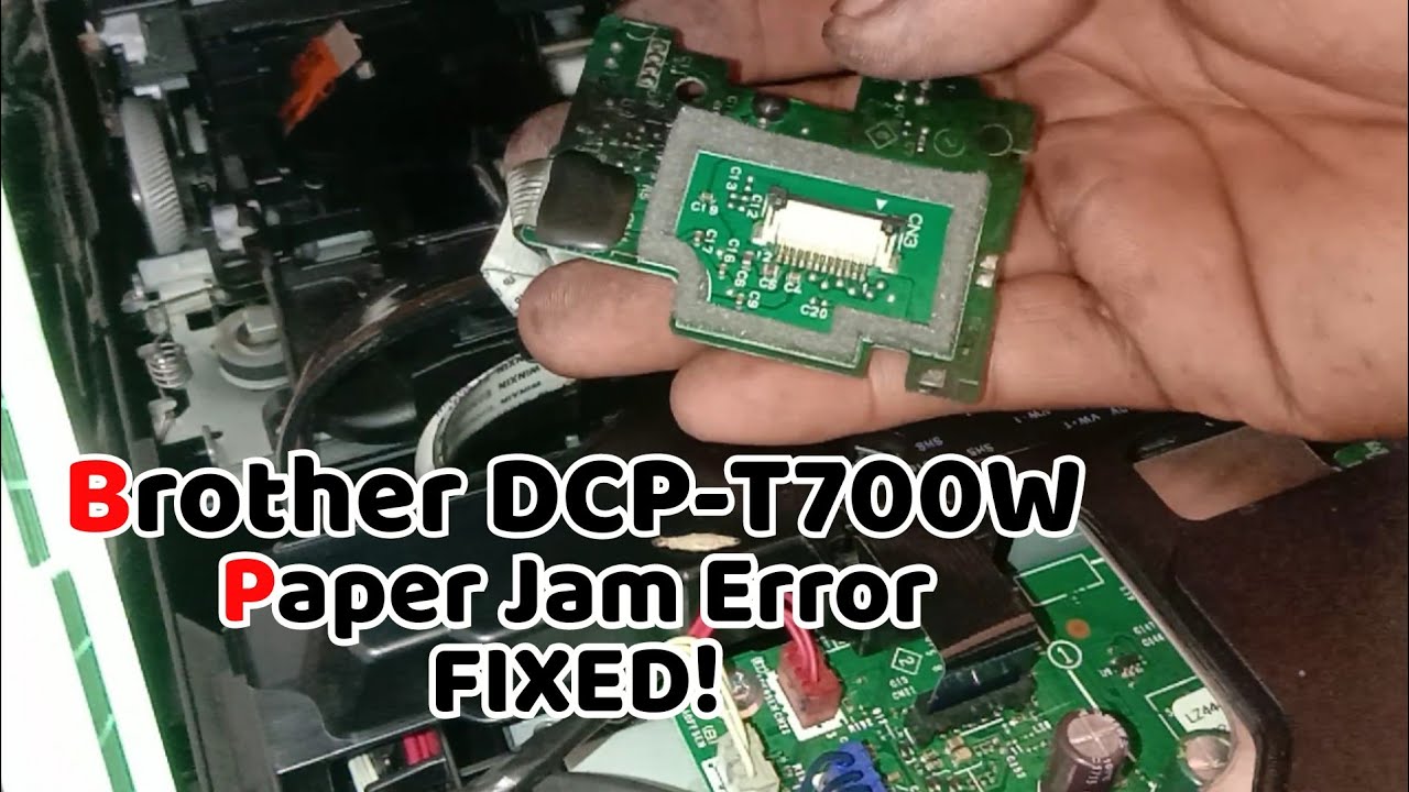 Brother DCP-T700W | Paper Jam Error Fixed! | Tech Tips | Printer Repair