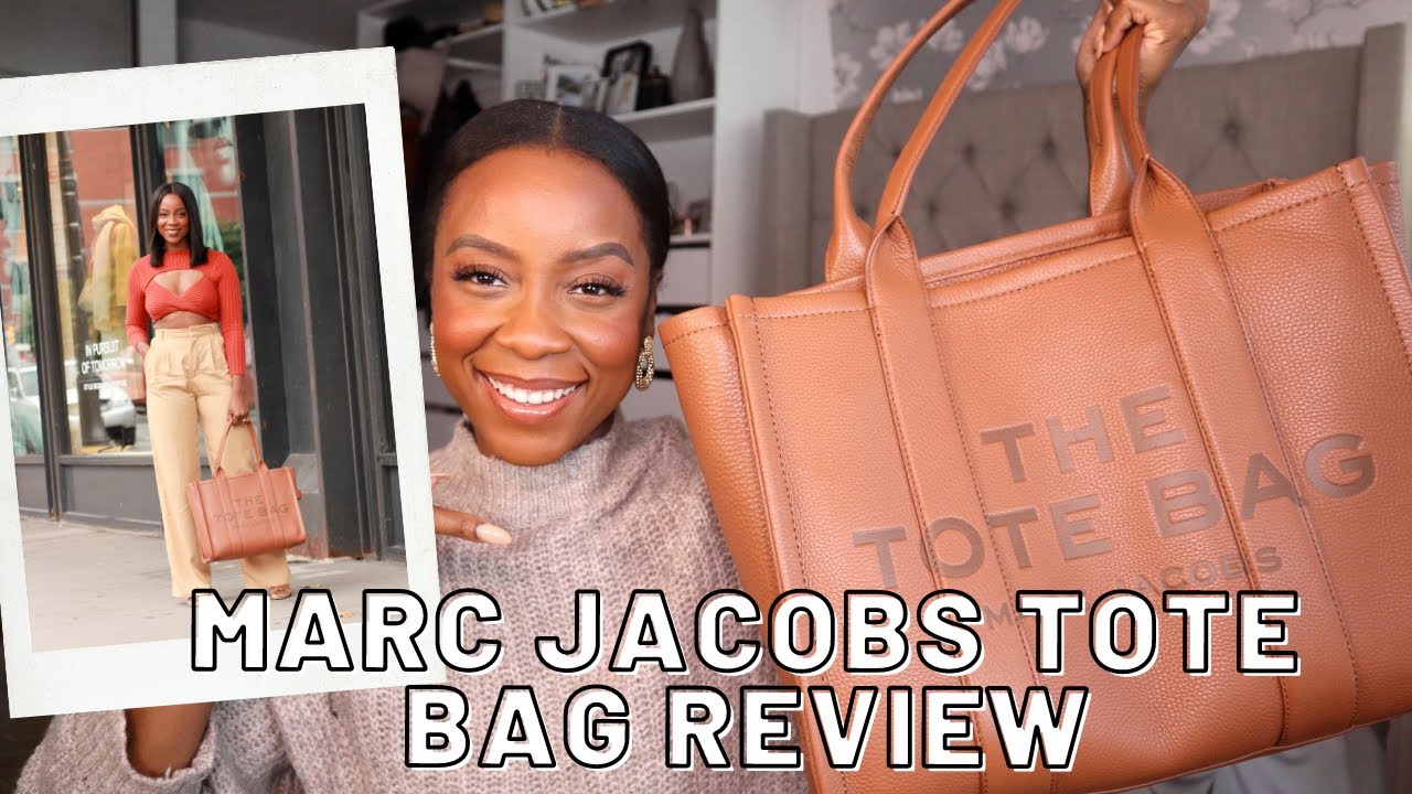 Обзор кожаной сумки-тоут Marc Jacobs | Что помещается внутри