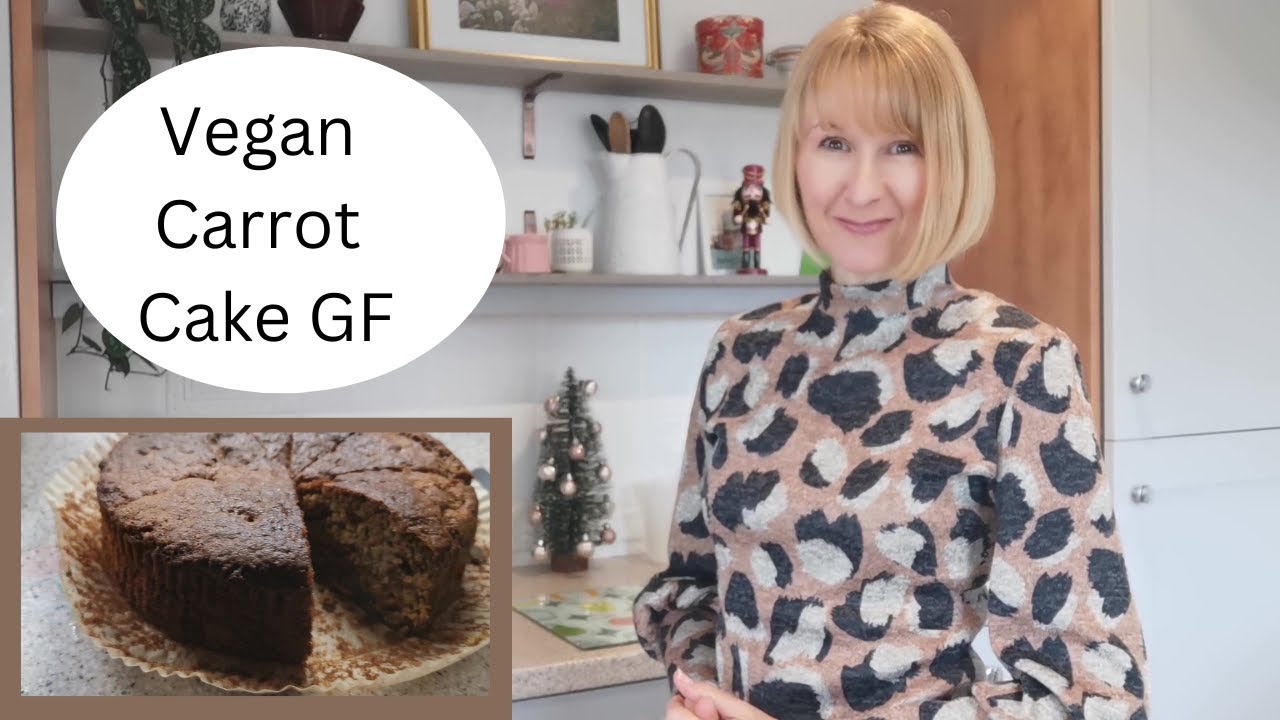 Vegan Carrot Cake, Gluten Free, Vlogmas, Christmas Cake Alternative