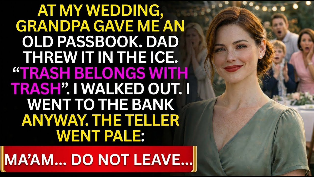 This Passbook Is Trash" — Dad Threw Away Grandpa's Gift — I Went To The Bank And The Manager...