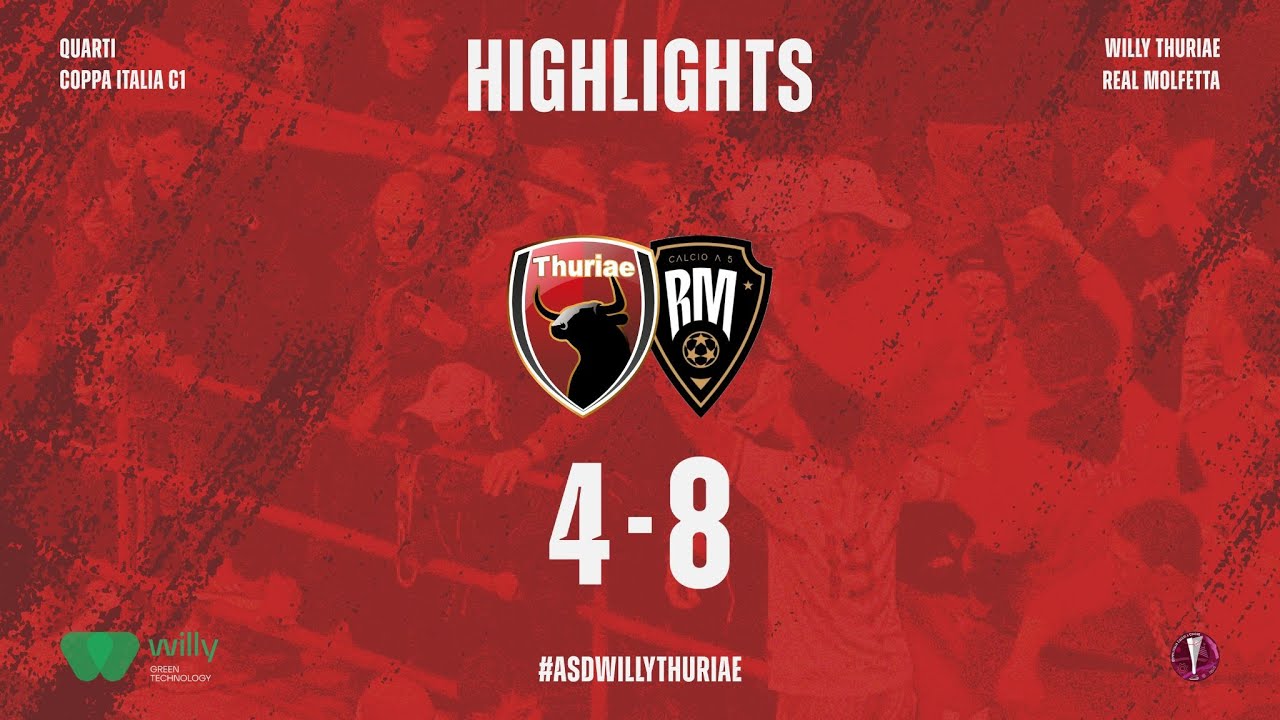 HIGHLIGHTS WILLY THURIAE - REAL MOLFETTA | COPPA ITALIA C1- PUGLIA 2025/26
