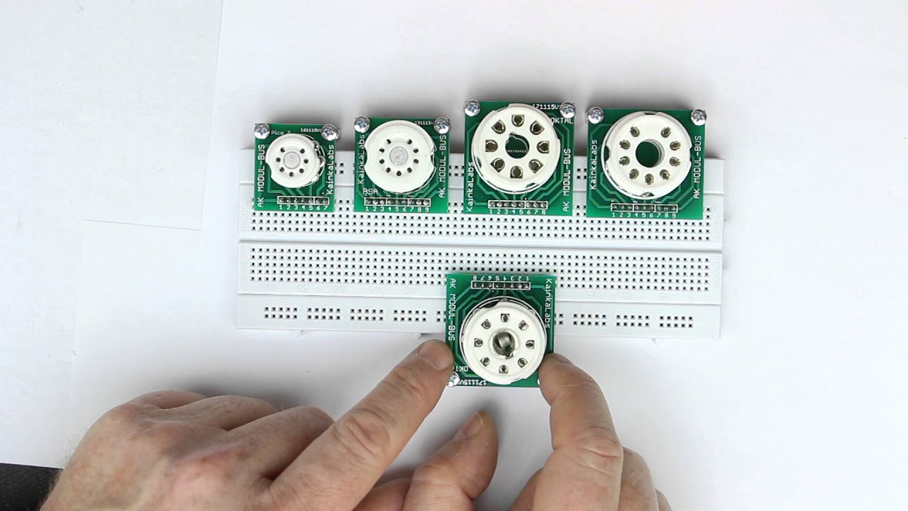 Tube-Socket Adapters for Breadboards & Perfboard