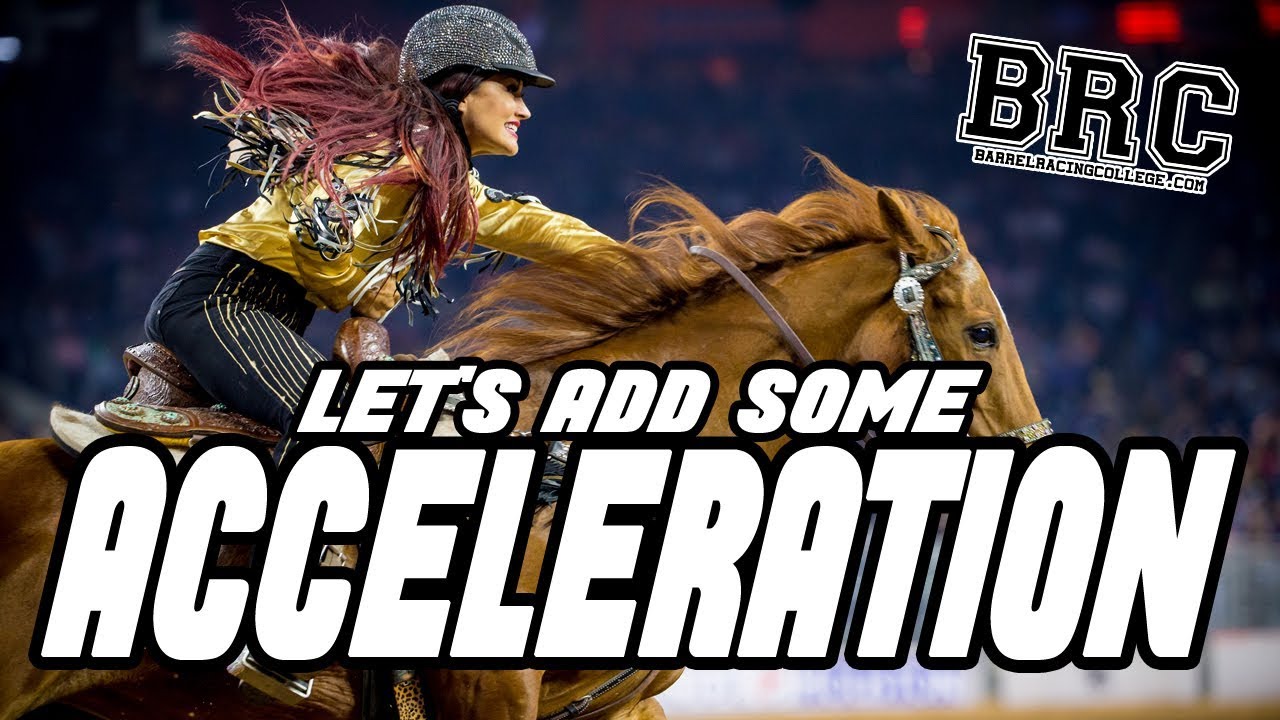 Barrel racing tips! Get more acceleration out of your finished barrel horse BARRELRACINGCOLLEGE.com