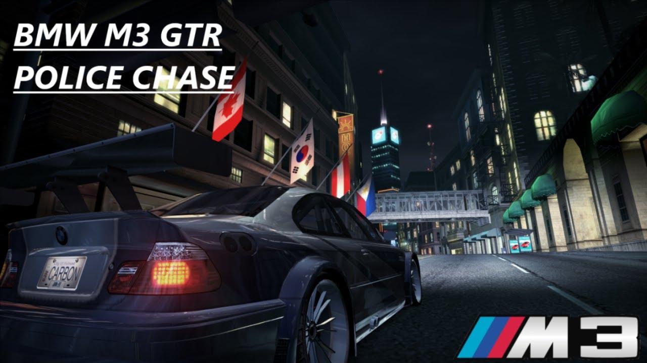 Nfs Carbon l Police Chase Bmw M3 GTR