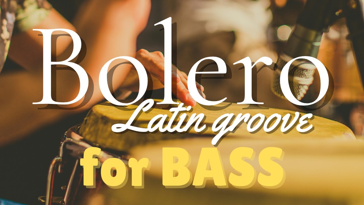 Romantic Bolero Bass Backing track in A major/A minor | NO BASS