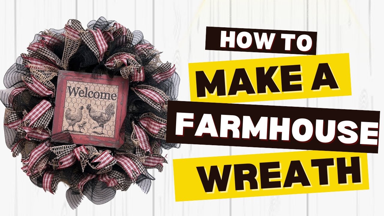 How to Make a Farmhouse Wreath (LIVE REPLAY)