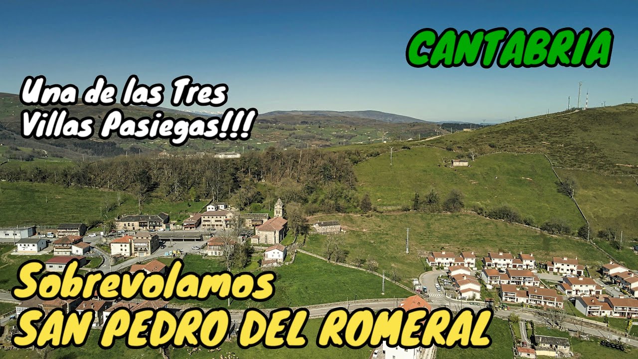 Sobrevolamos SAN PEDRO DEL ROMERAL - VALLES PASIEGOS - CANTABRIA 4K - MAVIC AIR 2