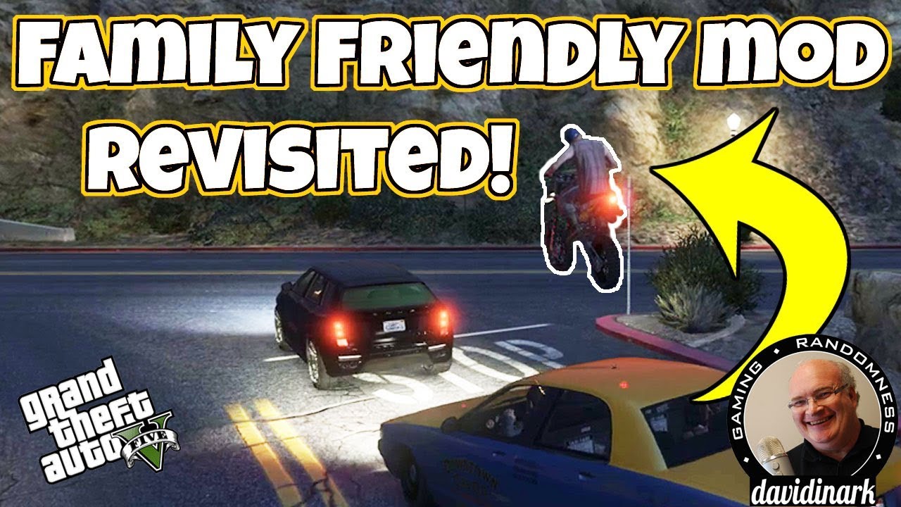 Family Friendly Free Roaming Mod (Revisited, Default Settings) - GTA V