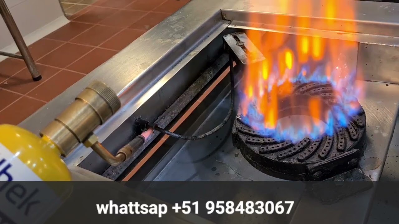como buscar fuga de gas en cocinas industriales