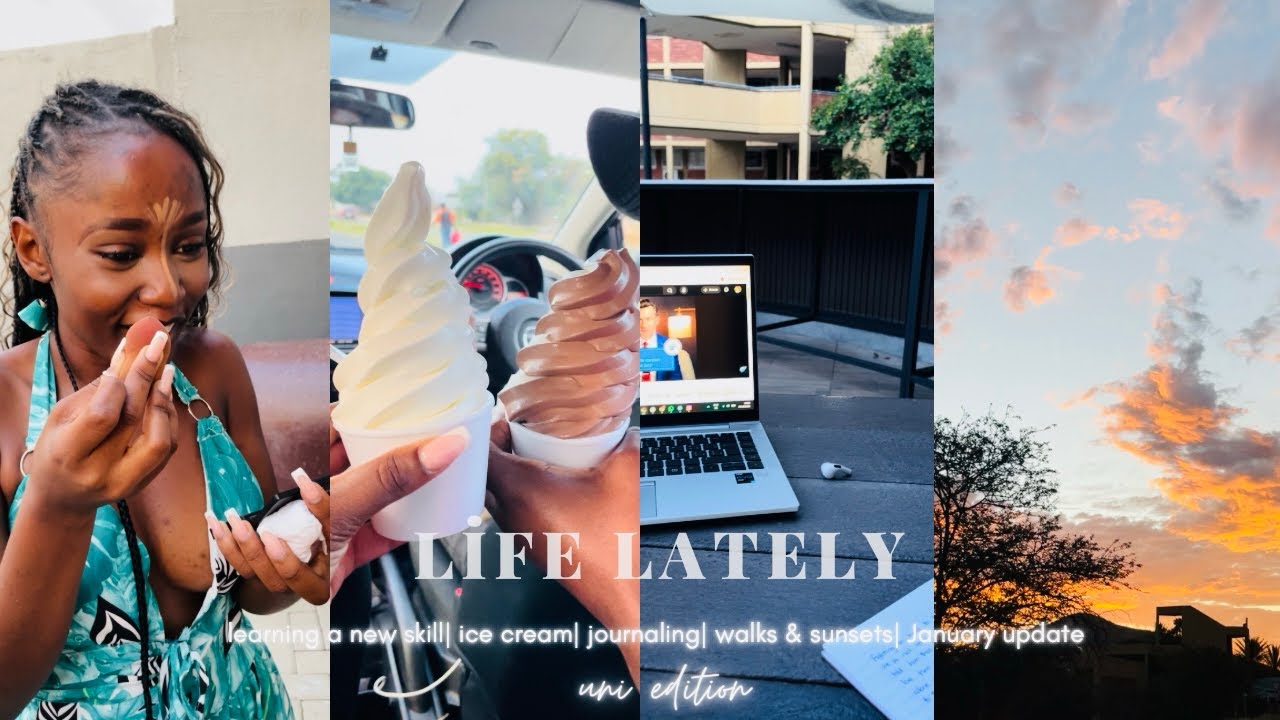 LIFE LATELY VLOG| Make-Up| Business Classes| Lectures| Family| Friends| Ice-Cream| Namibian YouTuber