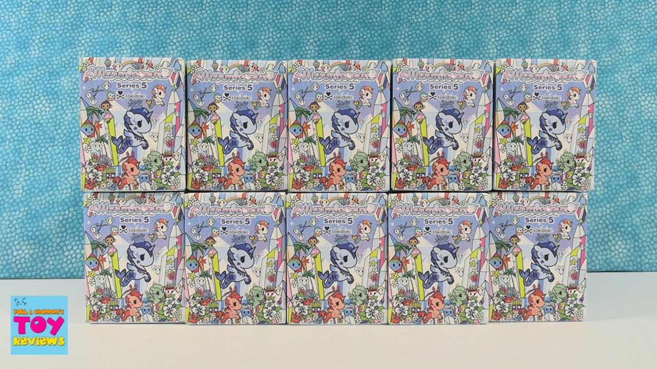 Tokidoki Mermicorno Series 5 Blind Box Figure Opening Review | PSToyReviews