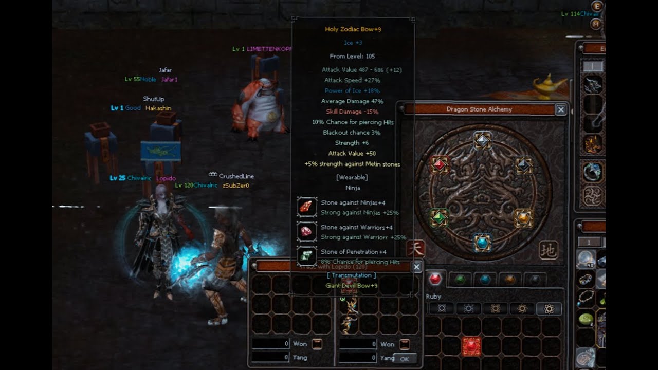 Metin2 DE - ELegenD - Teutonia // Mixtape #7 - Hydra + Eq-Show , Alchemy, Trades and more