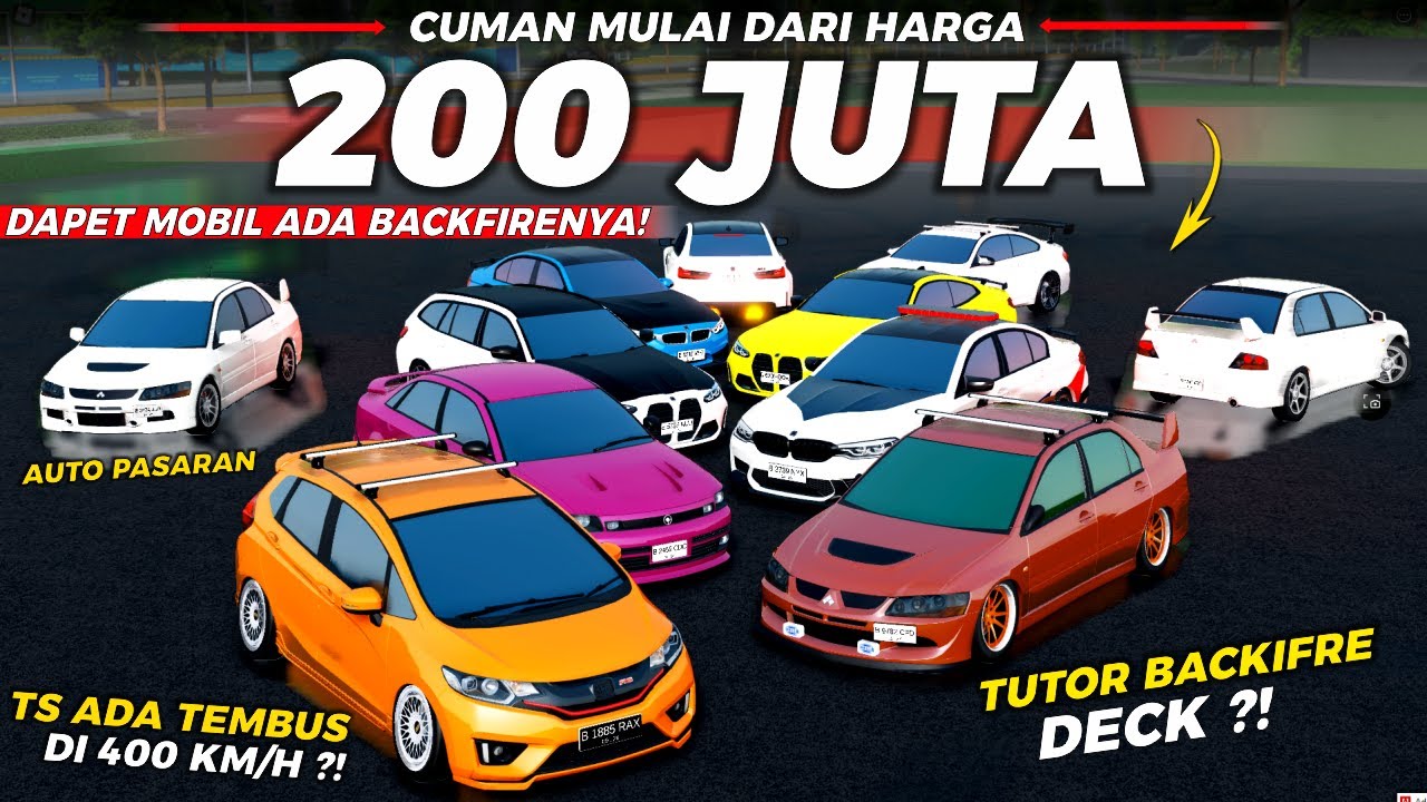 LAGI VIRAL DICDID 1.8‼️ Ada 10 Mobil Bisa BACKFIRE BRUTAL Sampai PASARAN SKRNG‼️ ​- Roblox CDID 1.8