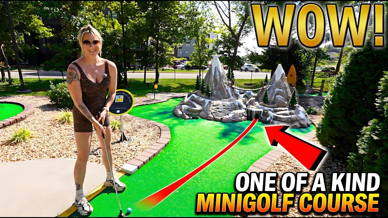 Awesome One of a Kind Mini Golf Course!
