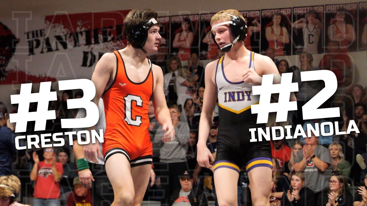 Indianola is the Real Deal! - IArewind Indianola vs Creston Wrestling Highlights