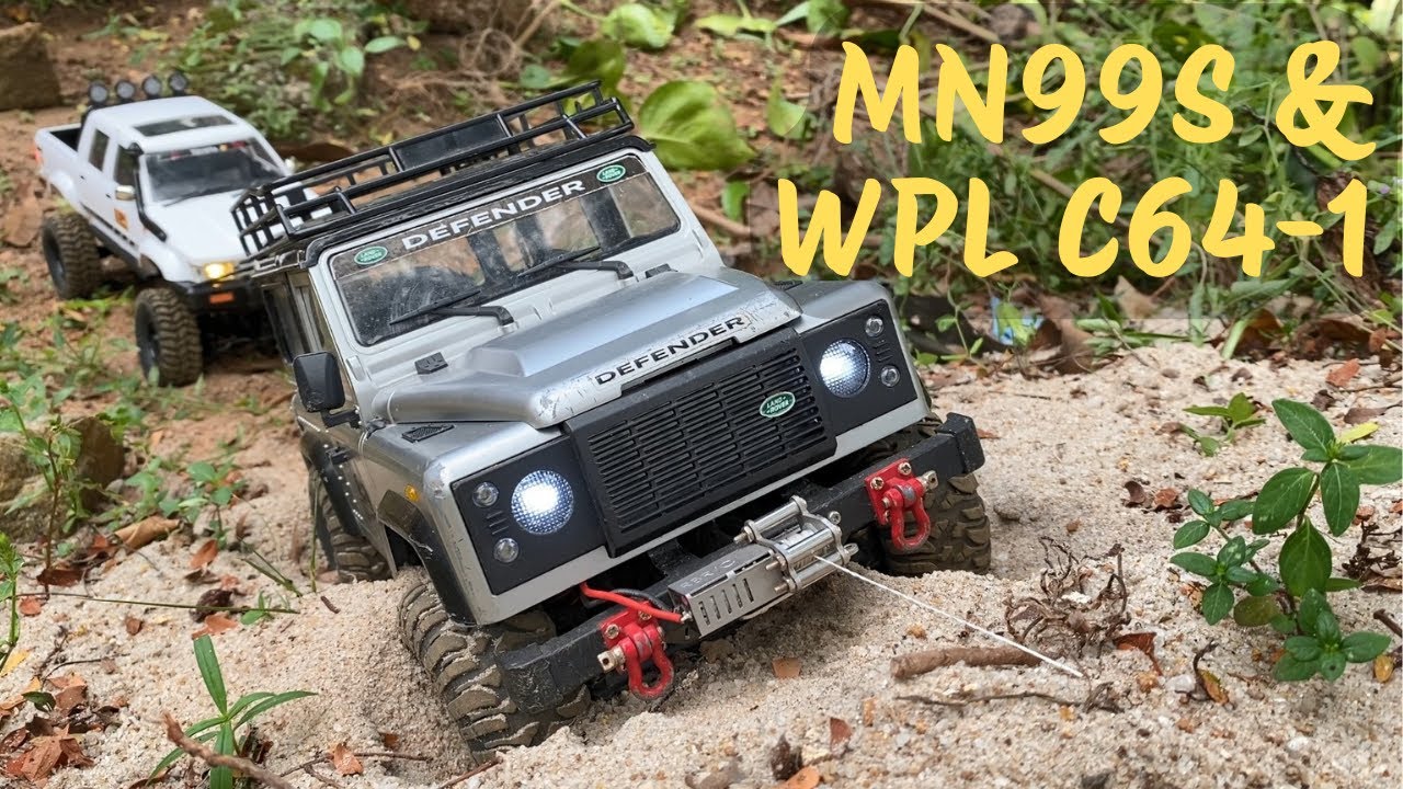 Epic RC Offroad Recovery: WPL C64-1 & MN99S Stuck in Sand, Powerful Winch Action | RC 4x4 Mud Fun.