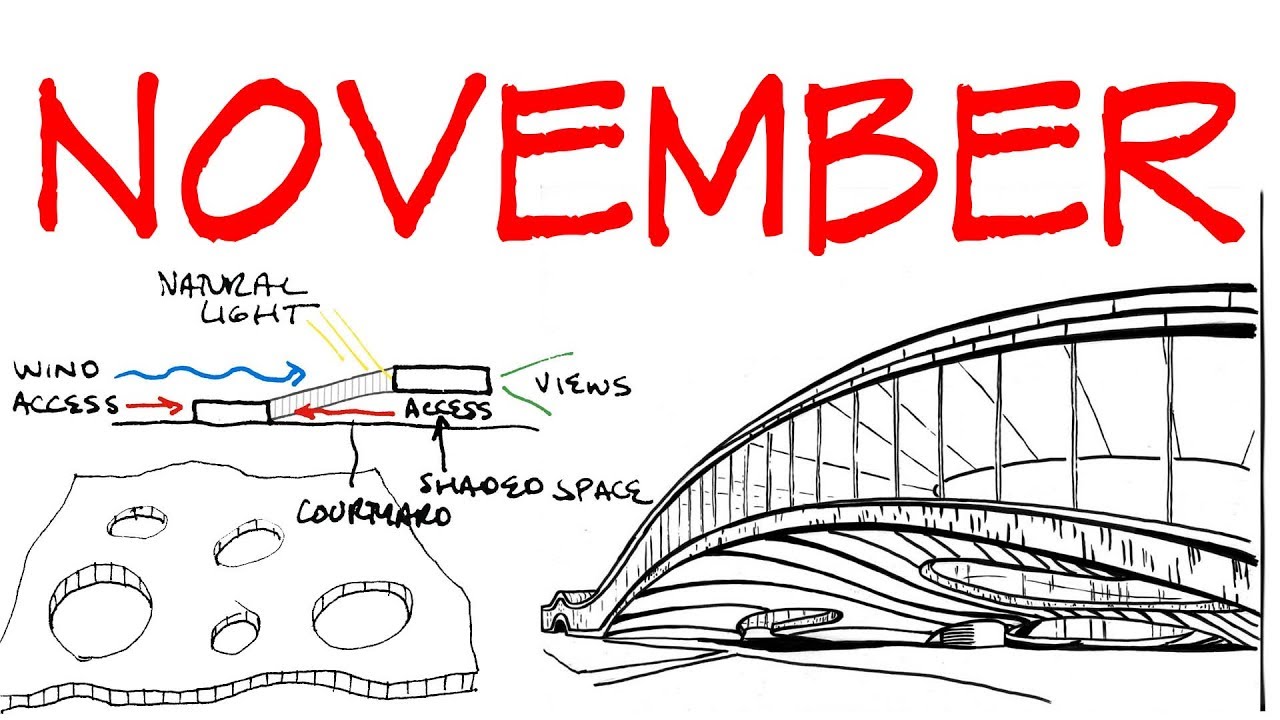 November competition - Architecture Daily Sketches