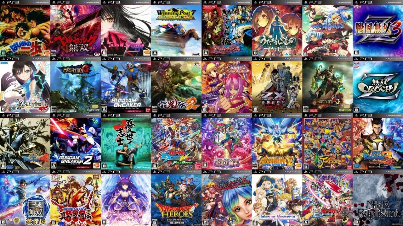Top 100 Best PS3 Japan Games You Must Try!!!