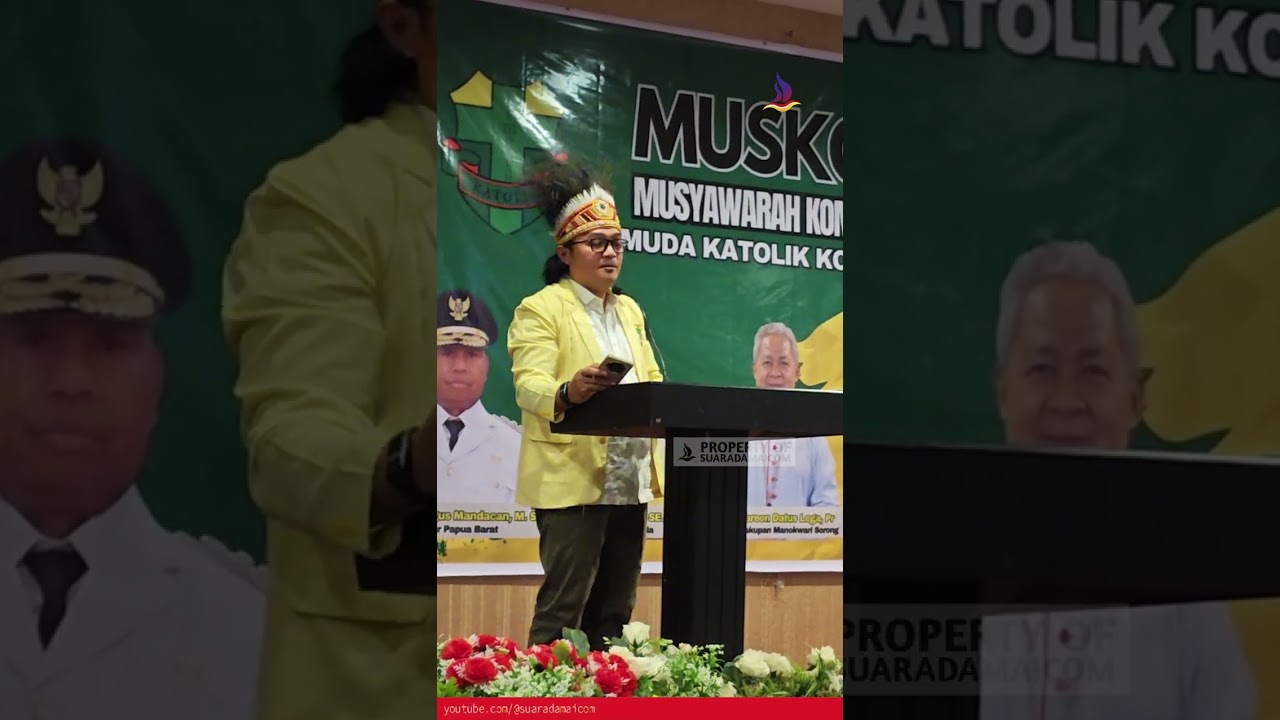 Gubernur Papua Barat Buka Muskomda Pemuda Katolik