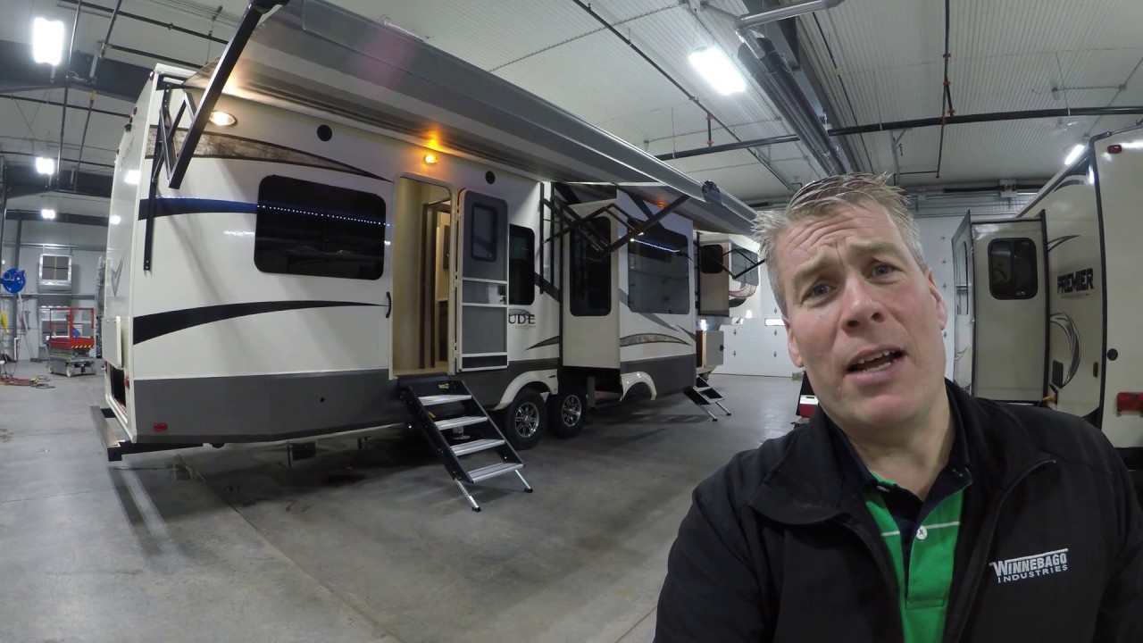 2018 Grand Design Solitude 379FLS Five Slide Front Living Room Fifth Wheel