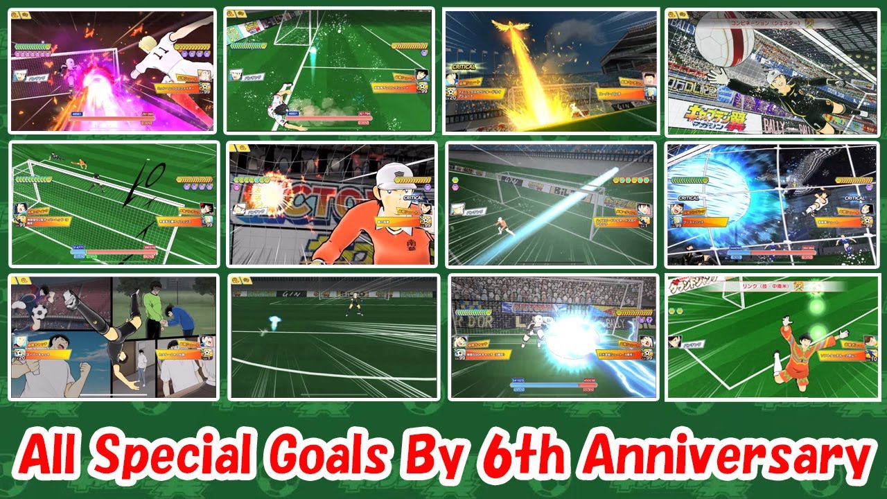 All Special Goals for 6th Anniversary / 全スペシャルゴール For 6周年in Captain Tsubasa Dream Team (20230724)
