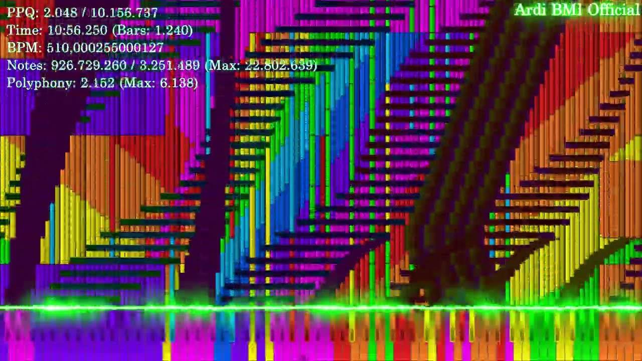 [Black MIDI] Full Song MIDI 3 U20 | 1.03 BILLION NOTES