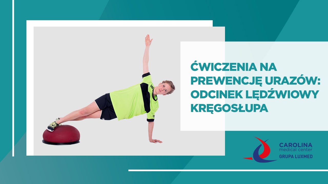 Ćwiczenia na prewencję urazów u piłkarzy - ODCINEK LĘDŹWIOWY KRĘGOSŁUPA