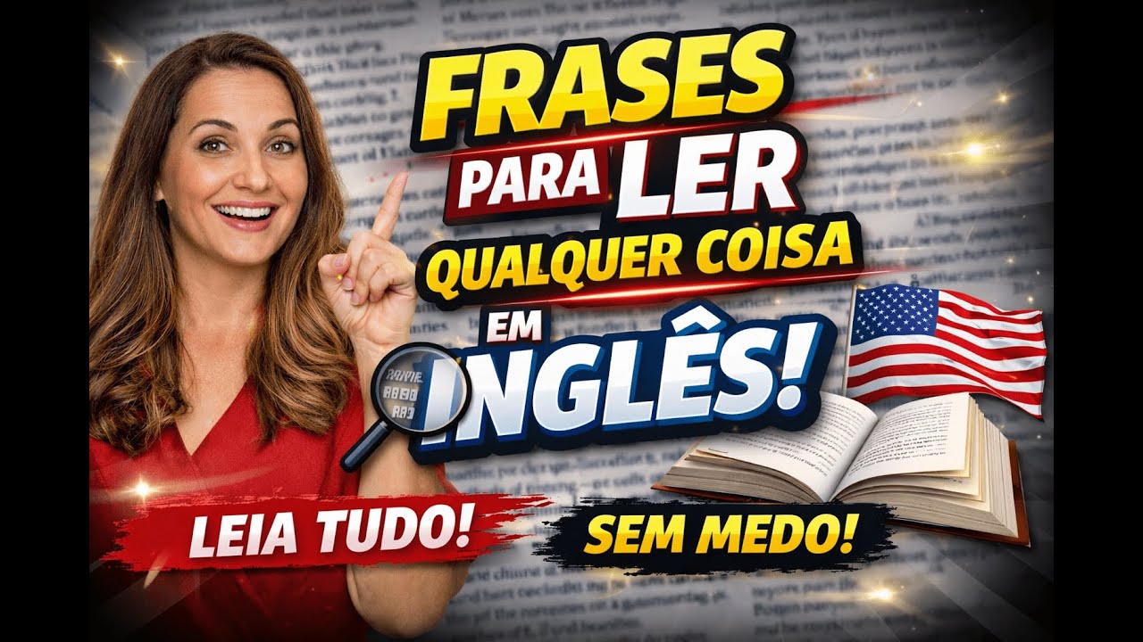 Você lê qualquer coisa apenas com essas frases em inglês