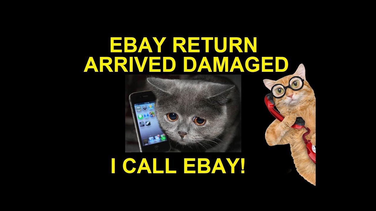 eBay return arrived damaged and missing parts - I call eBay!