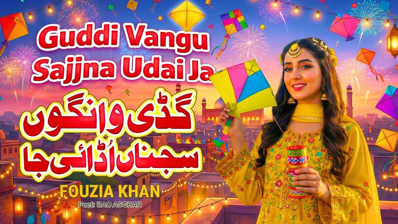 Guddi Wangu Sajna Menu Tu Udai Ja | Fouzia Khan | New Basant Song 2026 | Basant Festival 2026