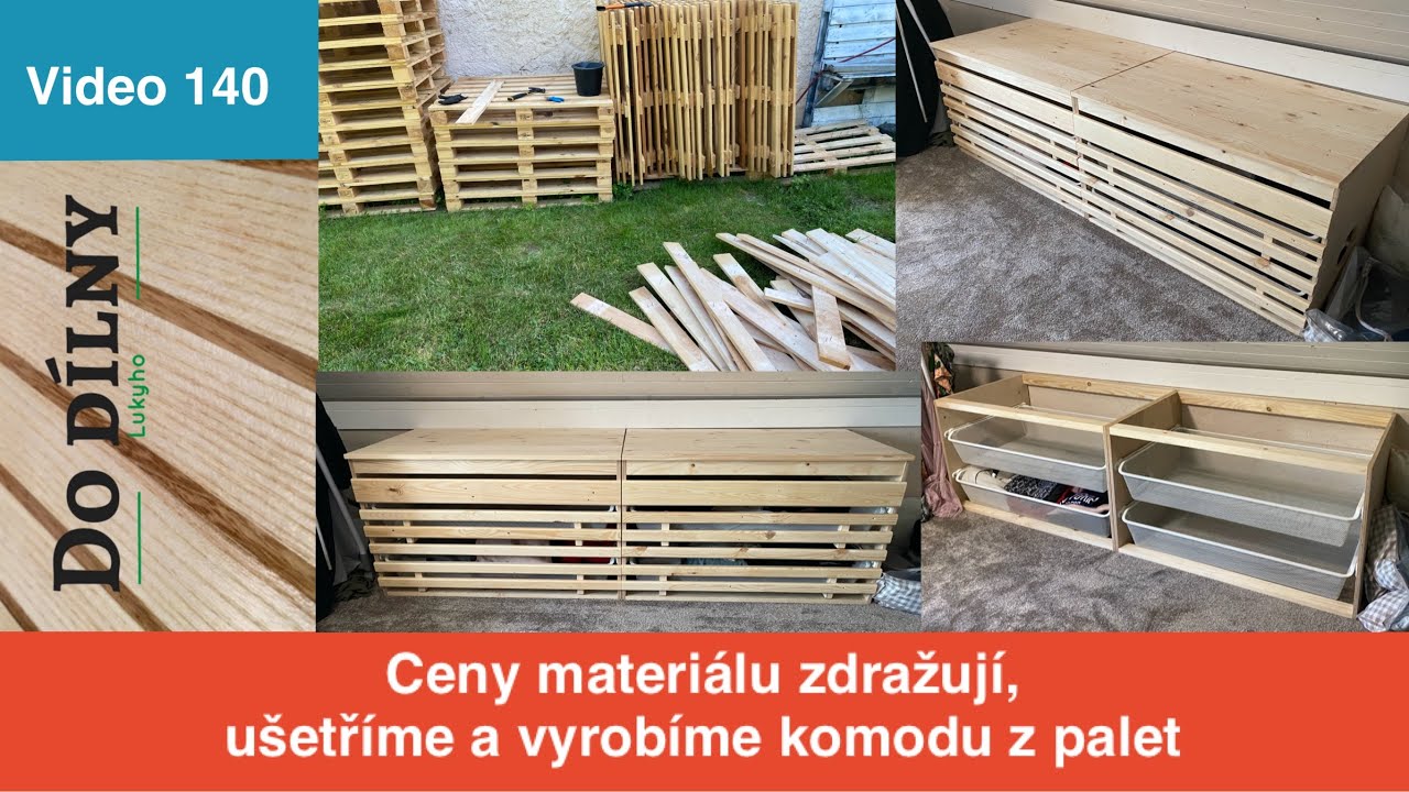 Ceny materiálů zdražují?...komoda / nábytek z palet