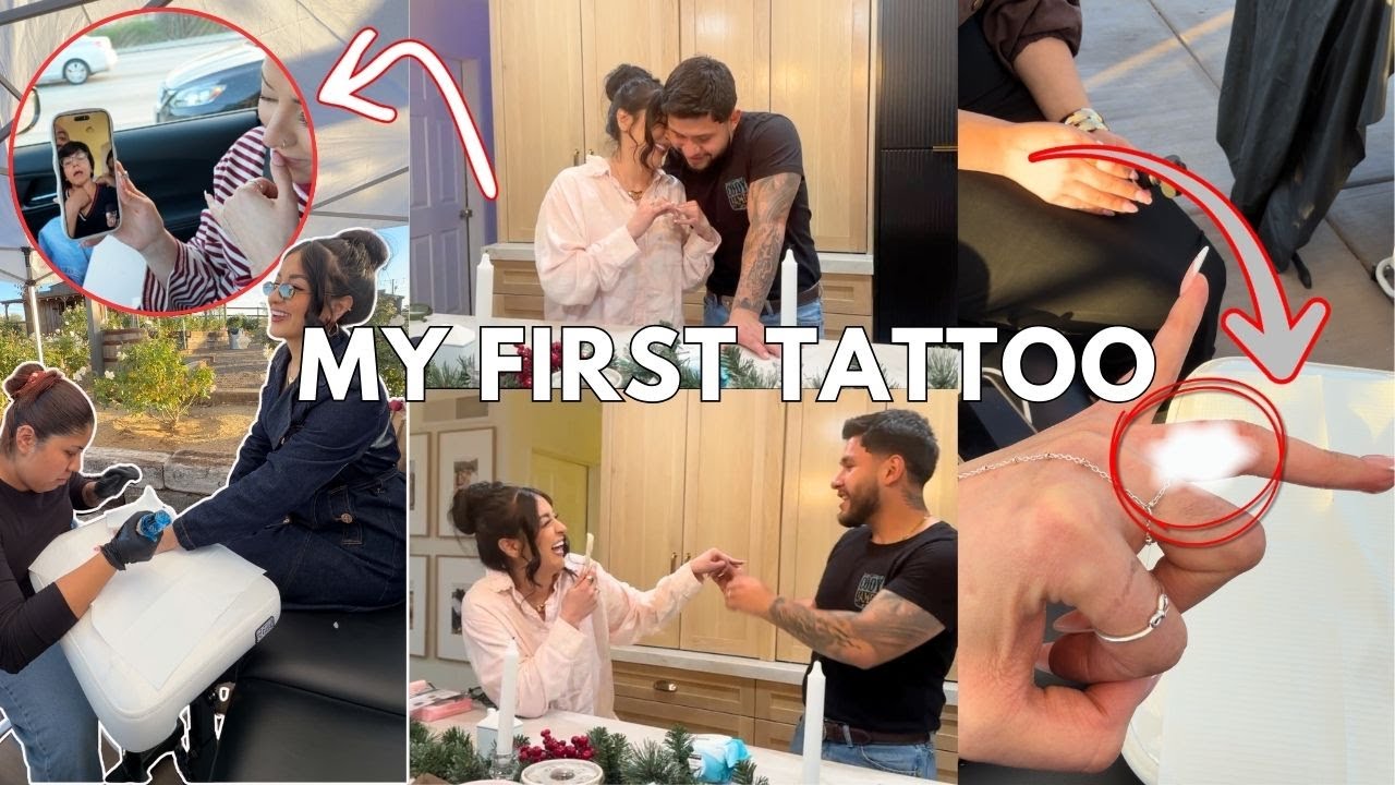 I TATTOOED MY HUSBANDS NAME! HIS AND MY MOMS REACTIONS😰