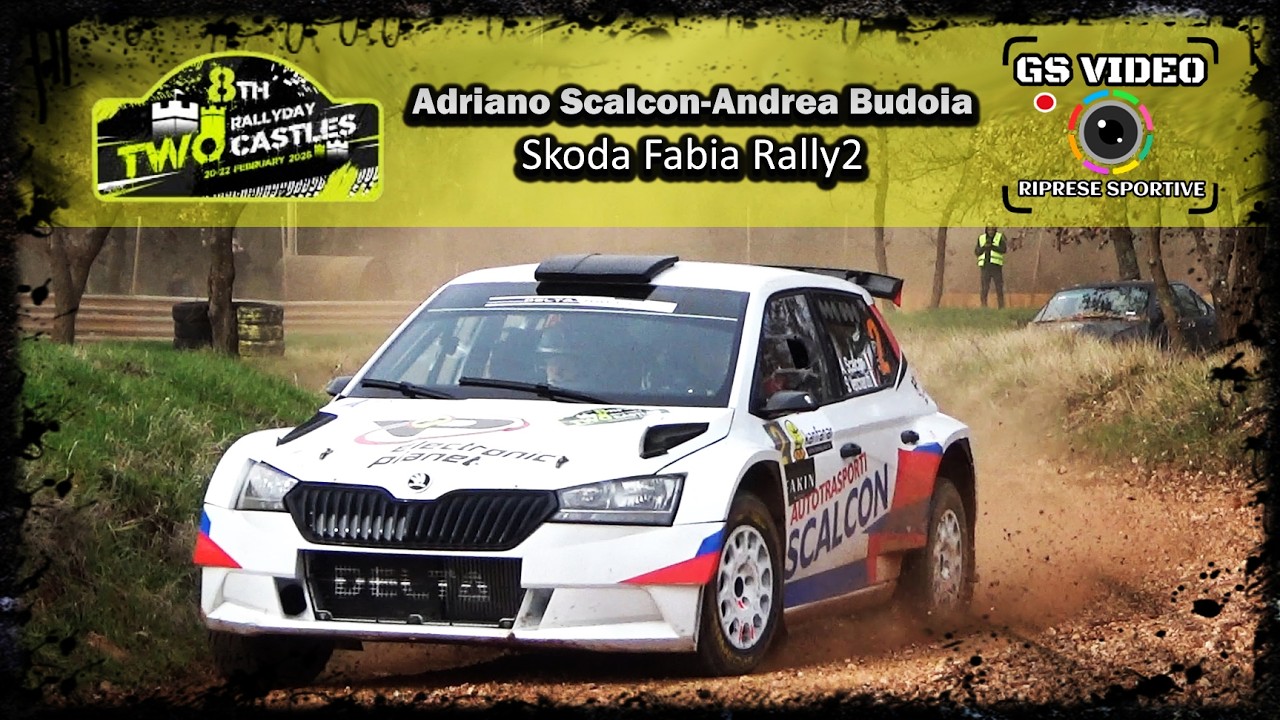 8. Rally Day Two Castles 2026 | Adriano Scalcon-Andrea Budoia | Skoda Fabia Rally2