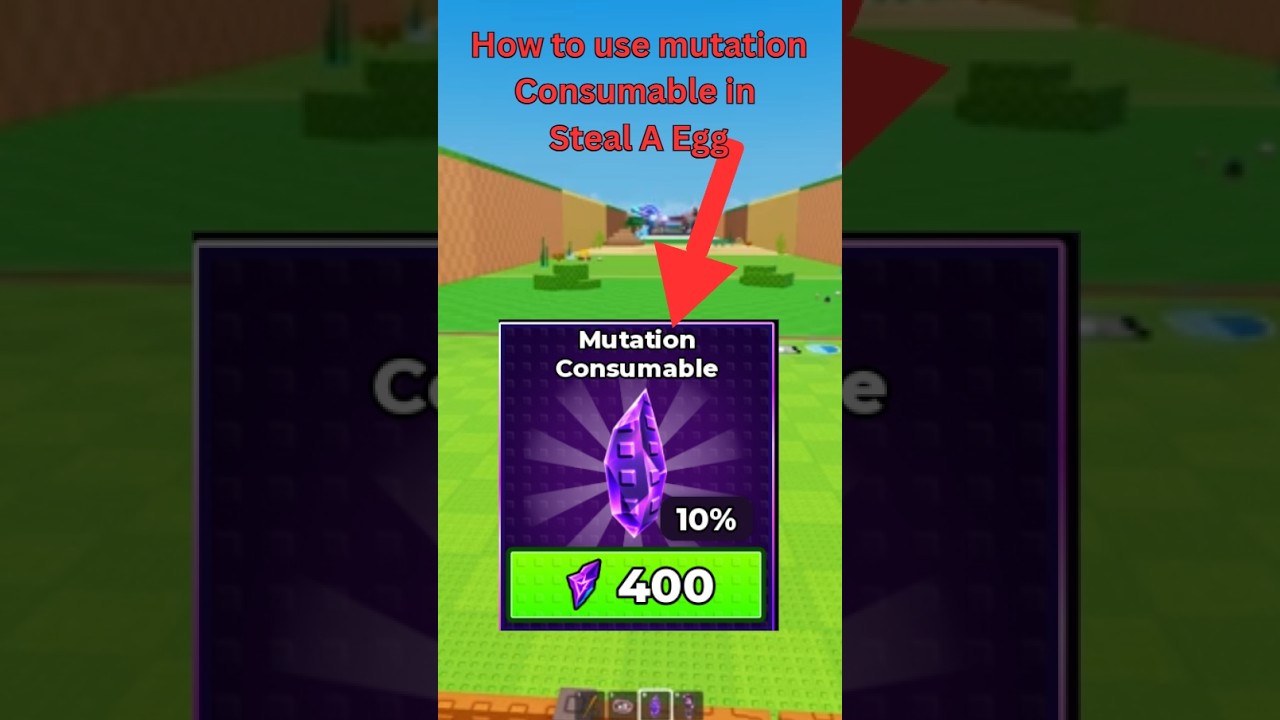 How to use the Mutation Consumable in Steal A Egg  #roblox #gameplay #help #showcase #games