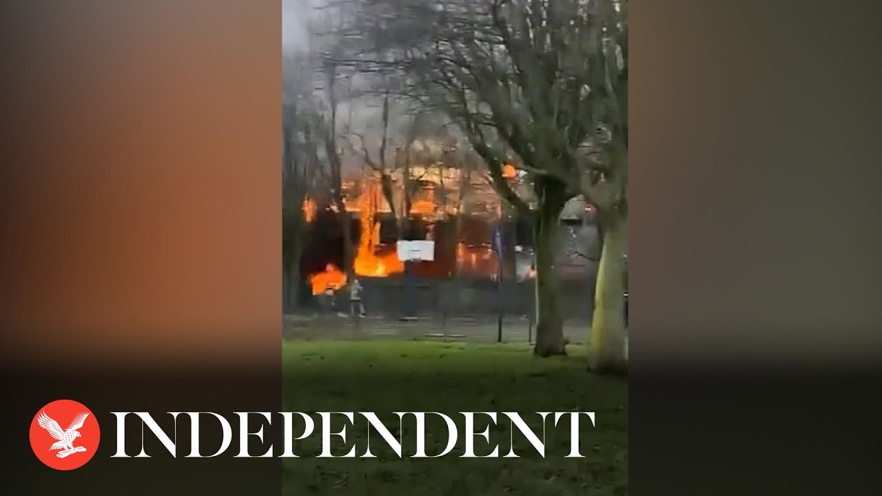 Liverpool fire: Flames engulf building as blaze causes huge plumes of smoke over city