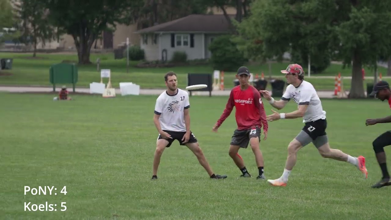 New York PoNY vs Singapore Koels | 2022 WUCC Men's Pool Play