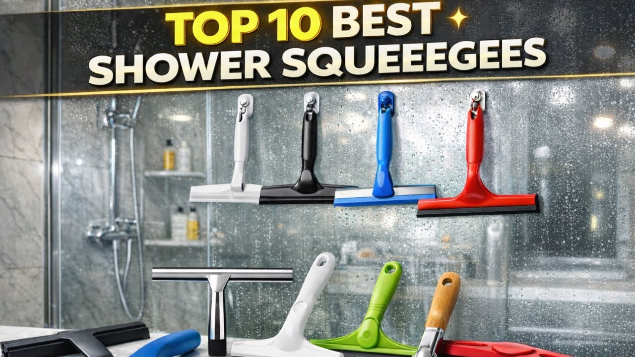 Best Shower Squeegees for a Spotless Bathroom | Top Picks