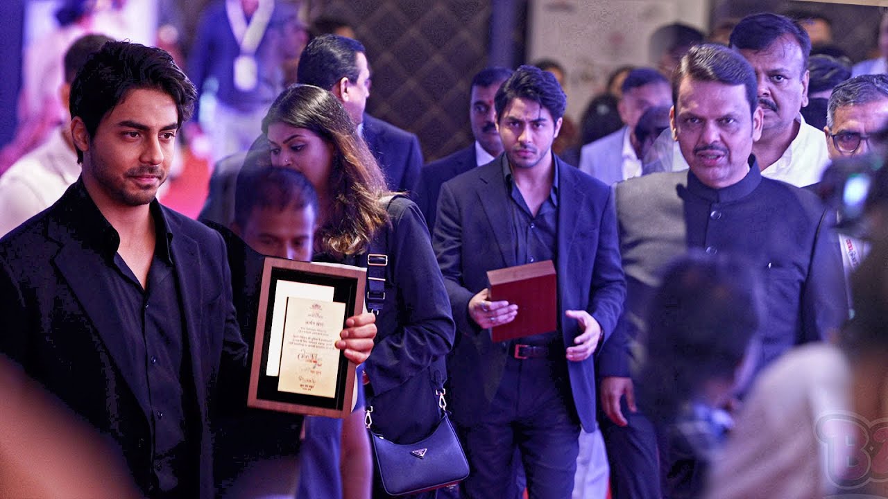 Aryan Khan & Devendra Fadnavis With High-Level Security at NBT Utsav