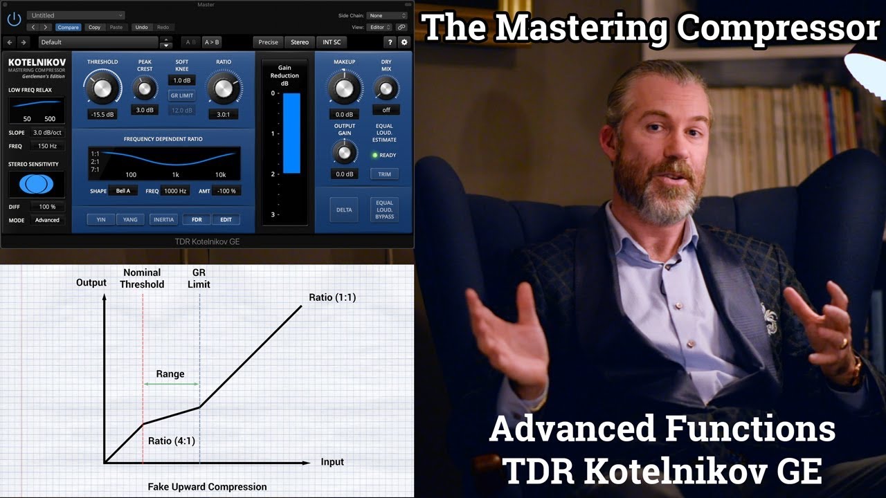 The Mastering Compressor - Advanced Functions - TDR Kotelnikov Gentleman's Edition